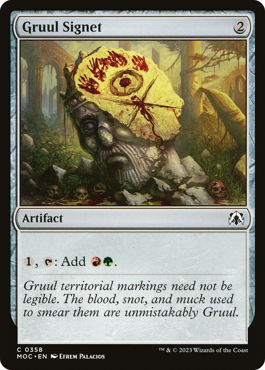 Gruul Signet (MOC) #358 [EN/N] s/o