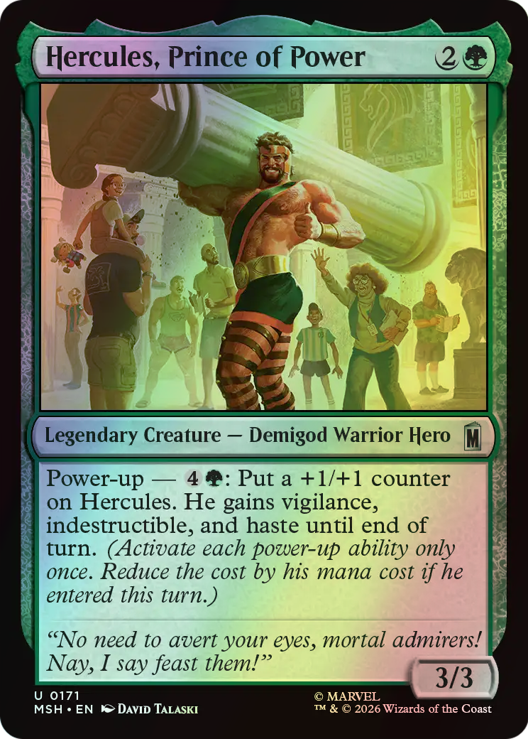 Hercules, Prince of Power (MSH) #171 [EN/F]