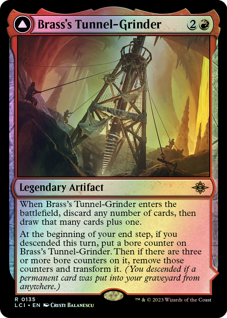 Brass's Tunnel-Grinder // Tecutlan, the Searing Rift (LCI) #135 [EN/F] s/o