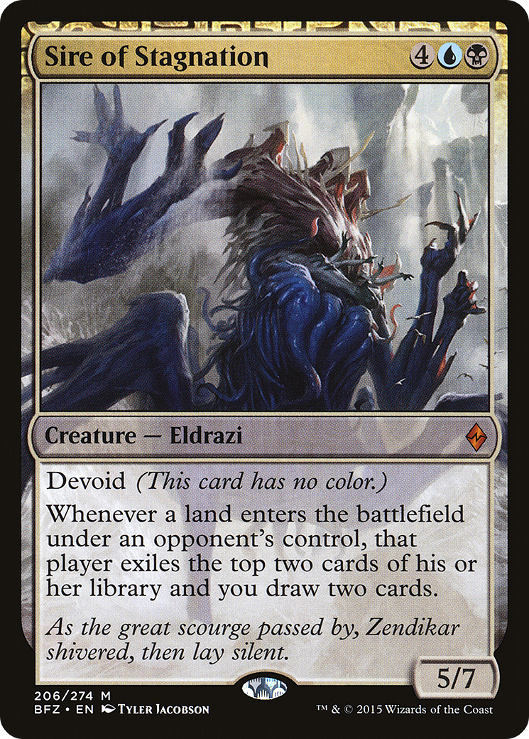 Sire of Stagnation (BFZ) #206 [EN/N]
