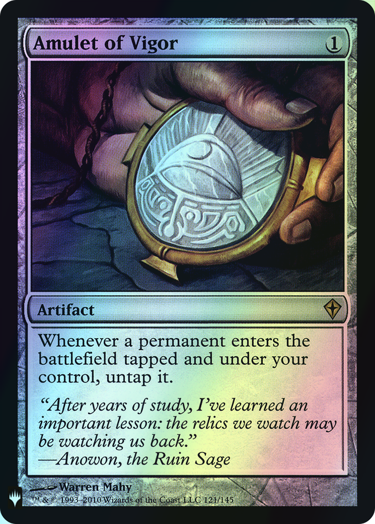 Amulet of Vigor (PLST) #WWK-121 [EN/F] s/o