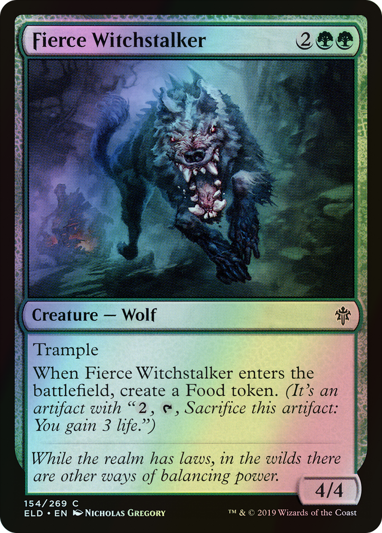 Fierce Witchstalker (ELD) #154 [EN/F]