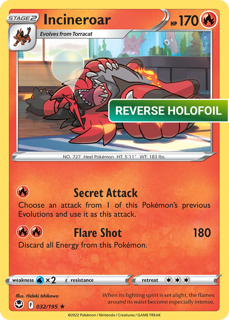Incineroar (SIT) #032 [EN/R] s/o