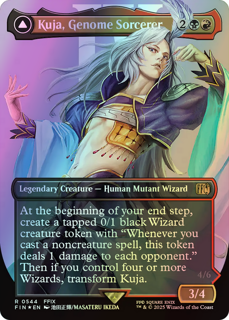 Kuja, Genome Sorcerer // Trance Kuja, Fate Defied - Surge Foil (FIN) #544 [EN/F] s/o
