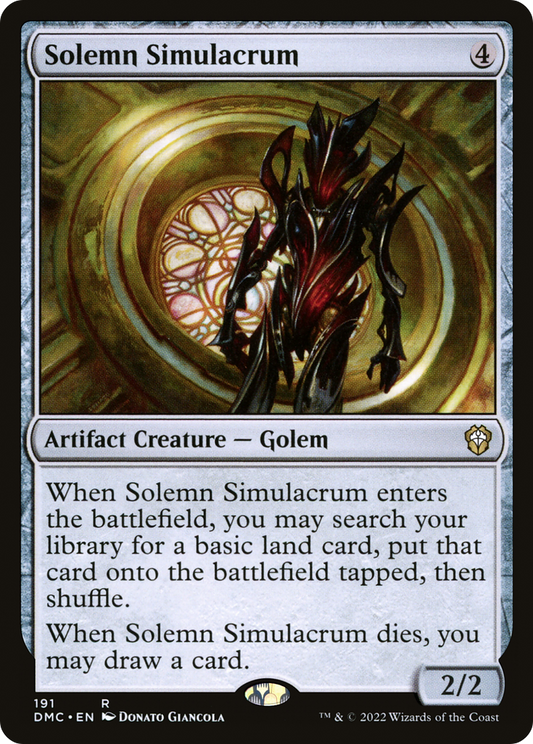 Solemn Simulacrum (DMC) #191 [EN/N] s/o
