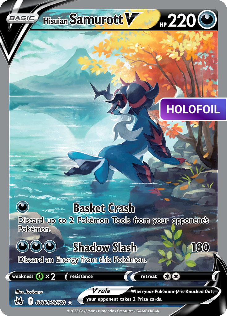 Hisuian Samurott V (CRZ:GG) #GG51 [EN/H]