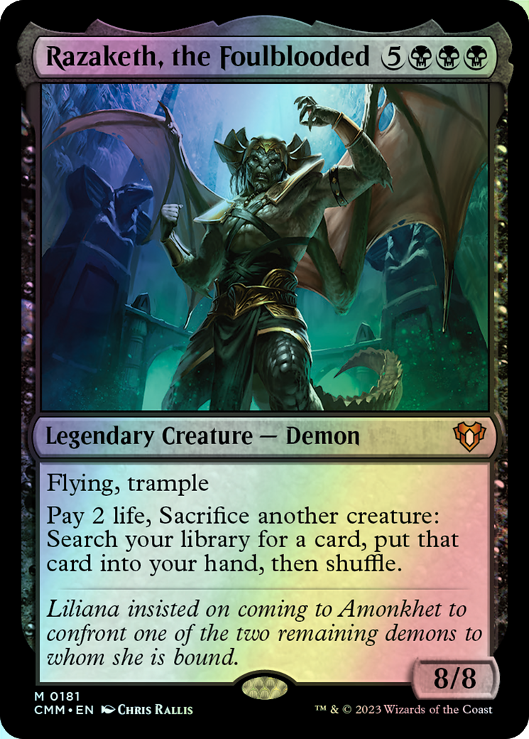 Razaketh, the Foulblooded (CMM) #181 [EN/F] s/o