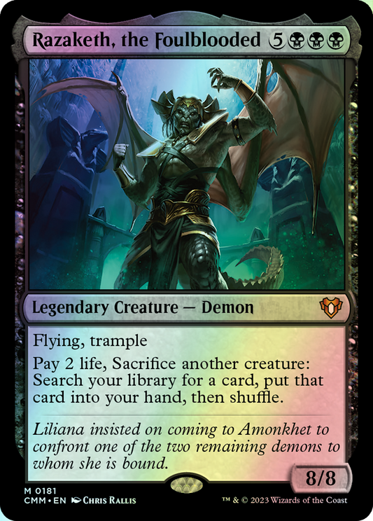Razaketh, the Foulblooded (CMM) #181 [EN/F] s/o