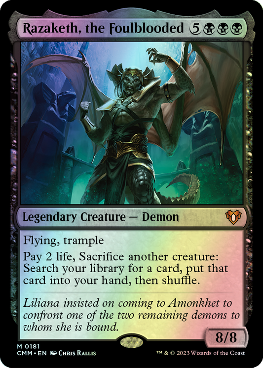 Razaketh, the Foulblooded (CMM) #181 [EN/F] s/o
