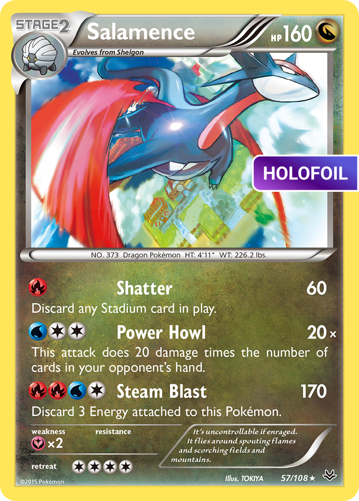 Salamence (ROS) #57 [EN/H]