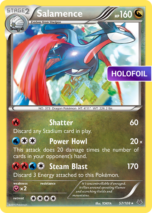 Salamence (ROS) #57 [EN/H] s/o