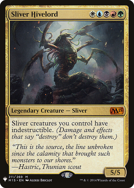 Sliver Hivelord (PLST) #M15-211 [EN/N]