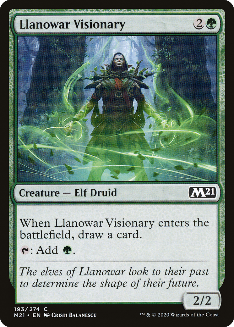 Llanowar Visionary (M21) #193 [EN/N]