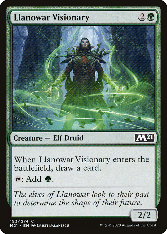 Llanowar Visionary (M21) #193 [EN/N]