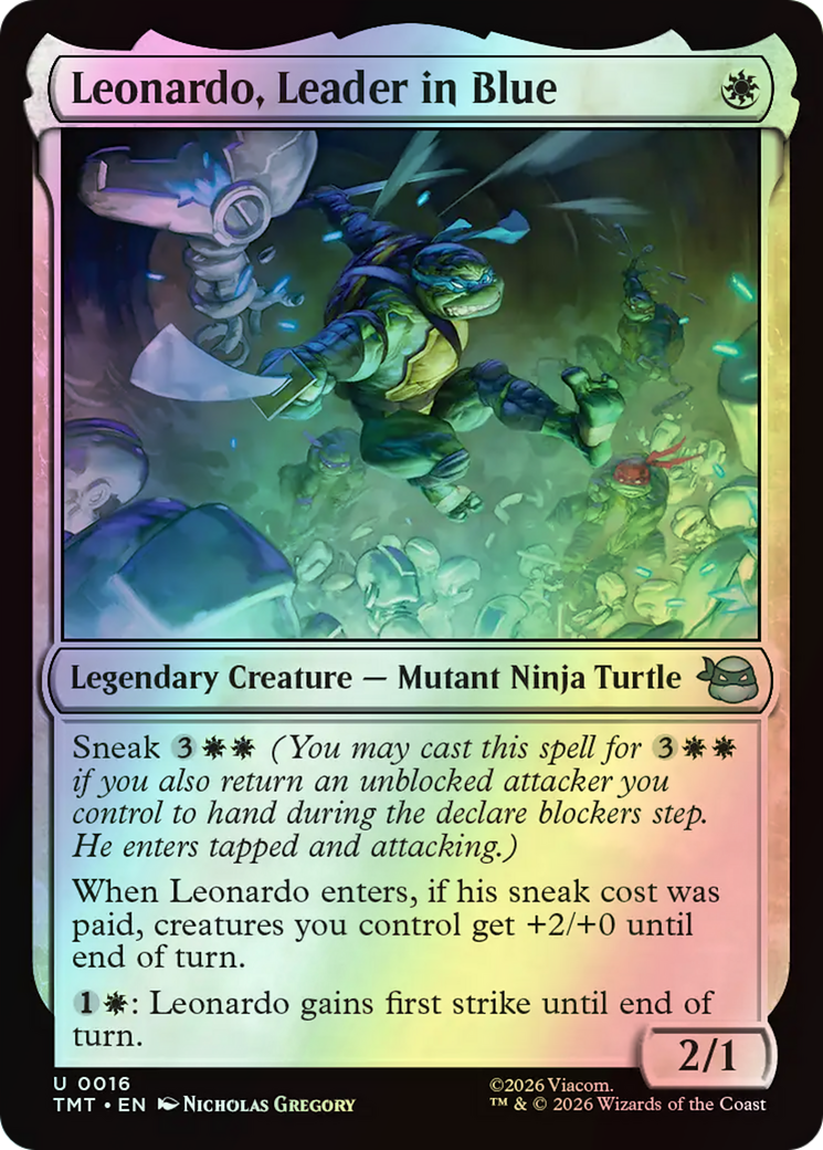 Leonardo, Leader in Blue (TMT) #16 [EN/F] s/o