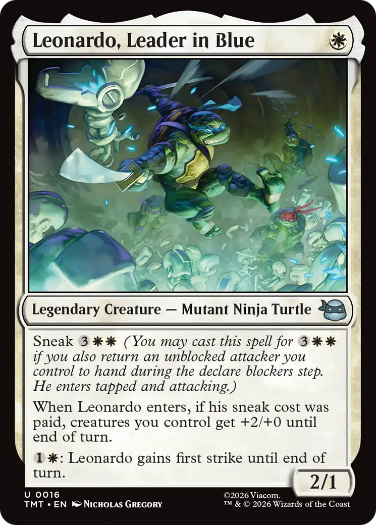 Leonardo, Leader in Blue (TMT) #16 [EN/N] s/o