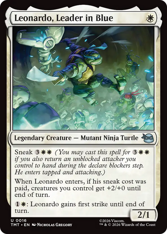 Leonardo, Leader in Blue (TMT) #16 [EN/N] s/o