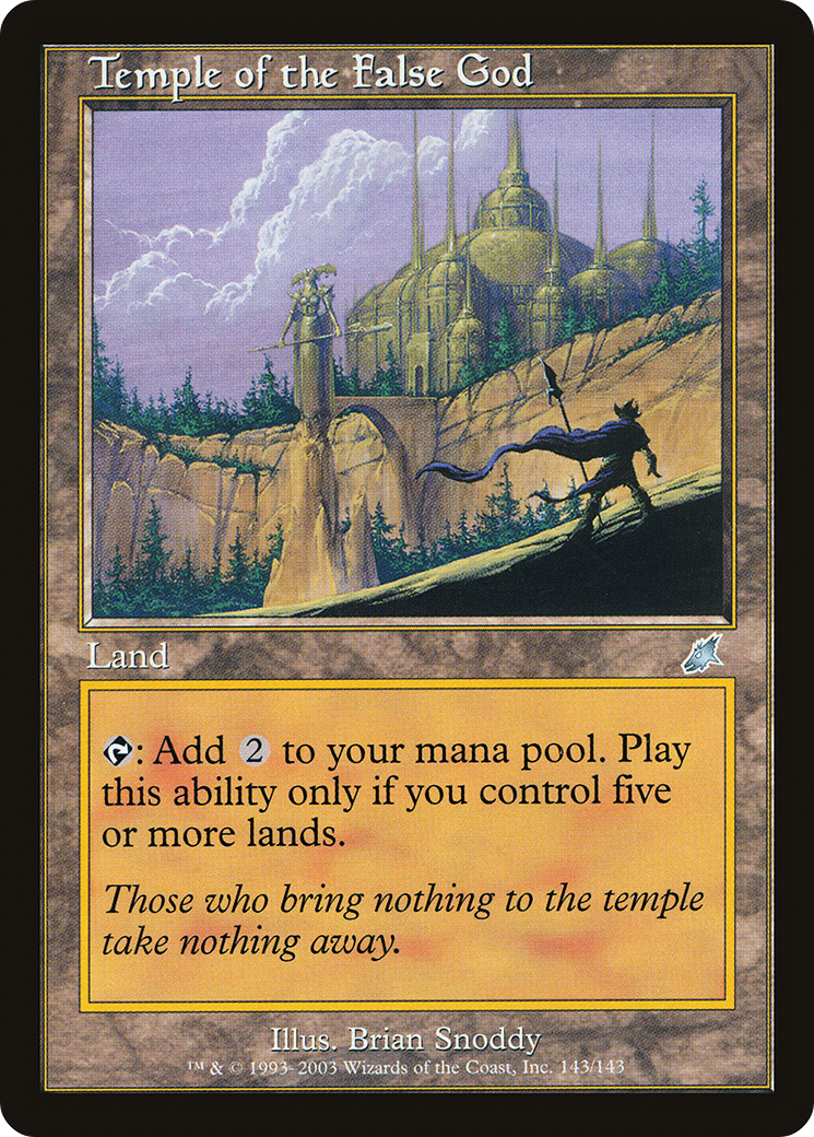 Temple of the False God (SCG) #143 [EN/N] s/o