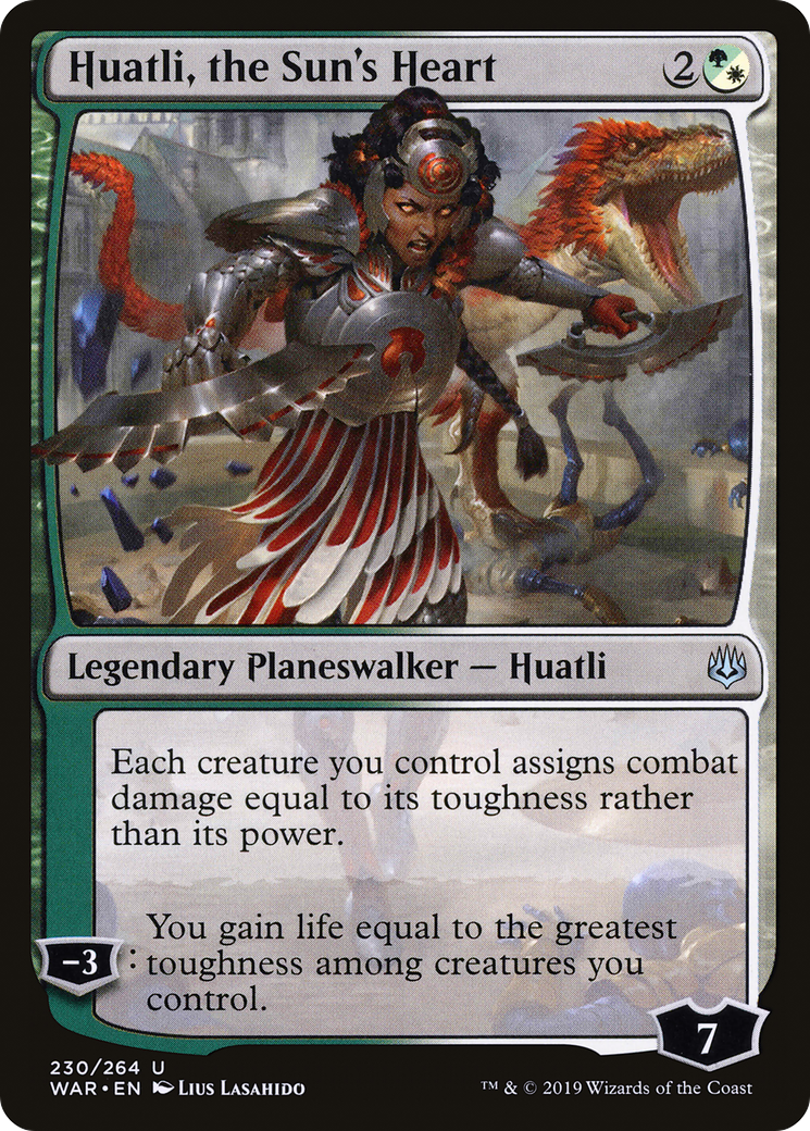 Huatli, the Sun's Heart (WAR) #230 [EN/N]