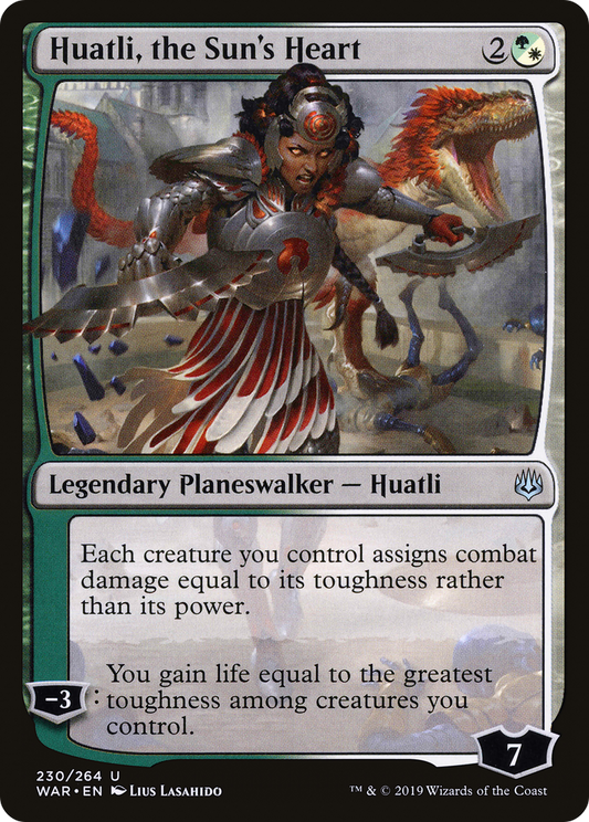 Huatli, the Sun's Heart (WAR) #230 [EN/N]