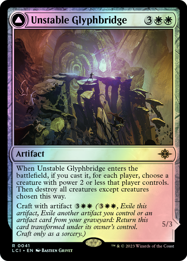 Unstable Glyphbridge // Sandswirl Wanderglyph (LCI) #41 [EN/F]
