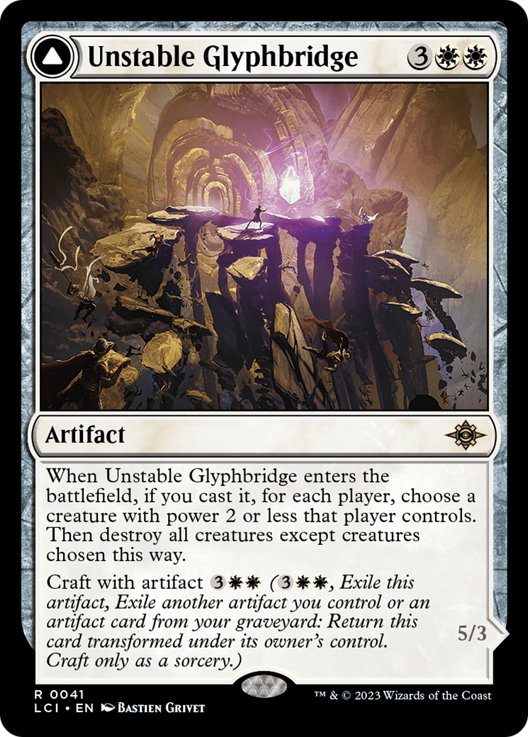 Unstable Glyphbridge // Sandswirl Wanderglyph (LCI) #41 [EN/N]