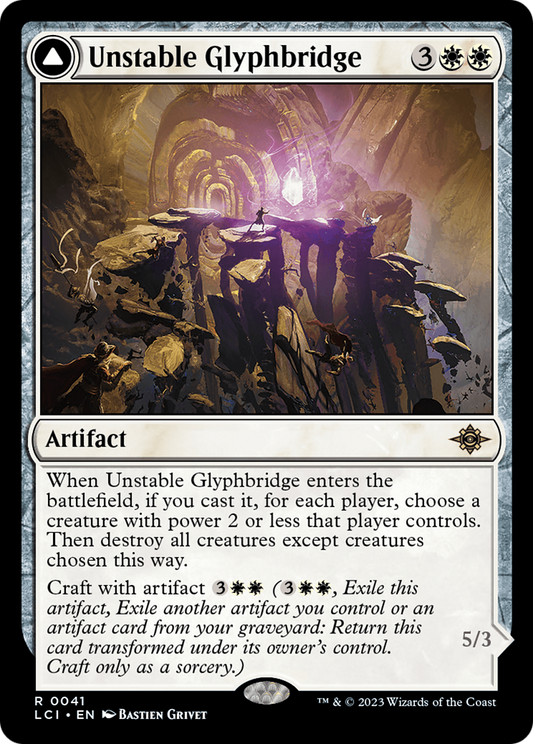 Unstable Glyphbridge // Sandswirl Wanderglyph (LCI) #41 [EN/N]
