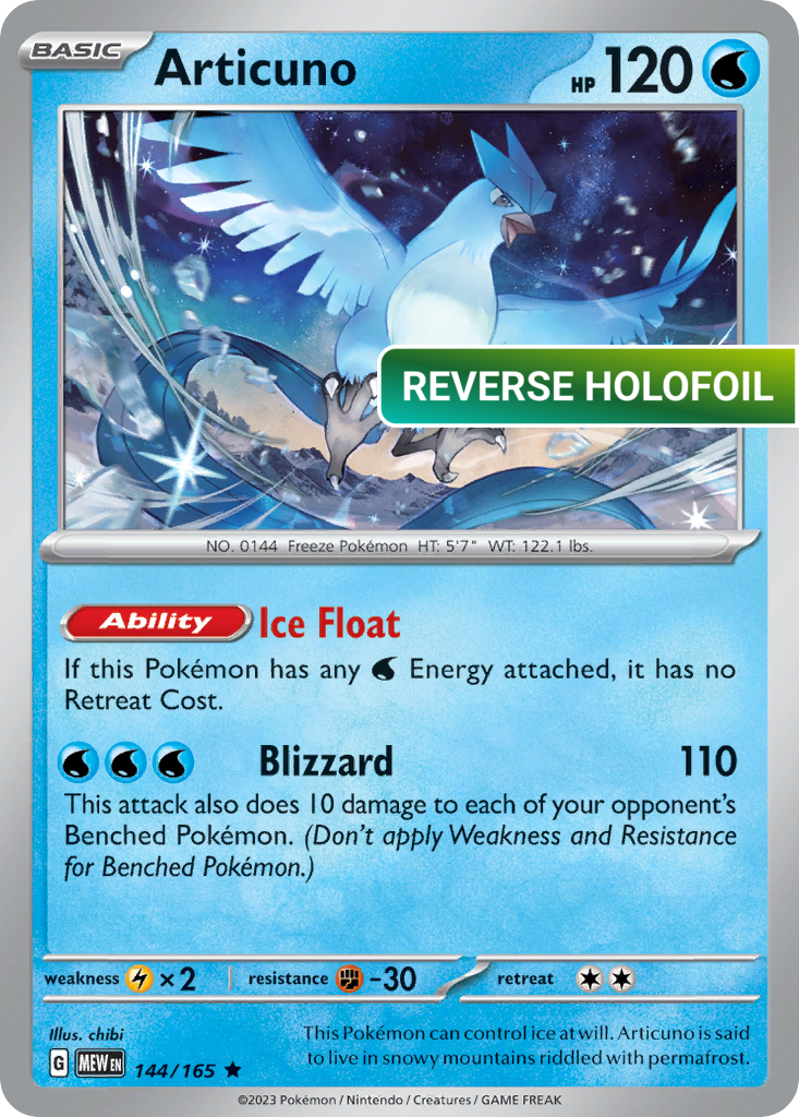 Articuno (MEW) #144 [EN/R] s/o