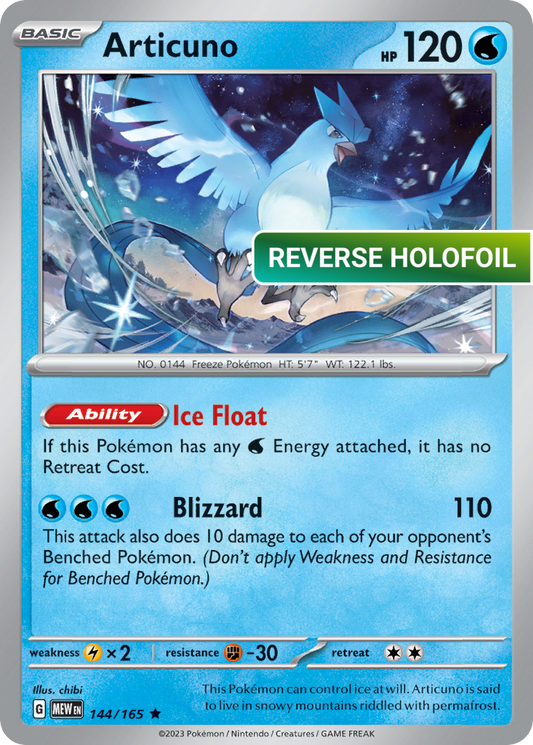 Articuno (MEW) #144 [EN/R] s/o