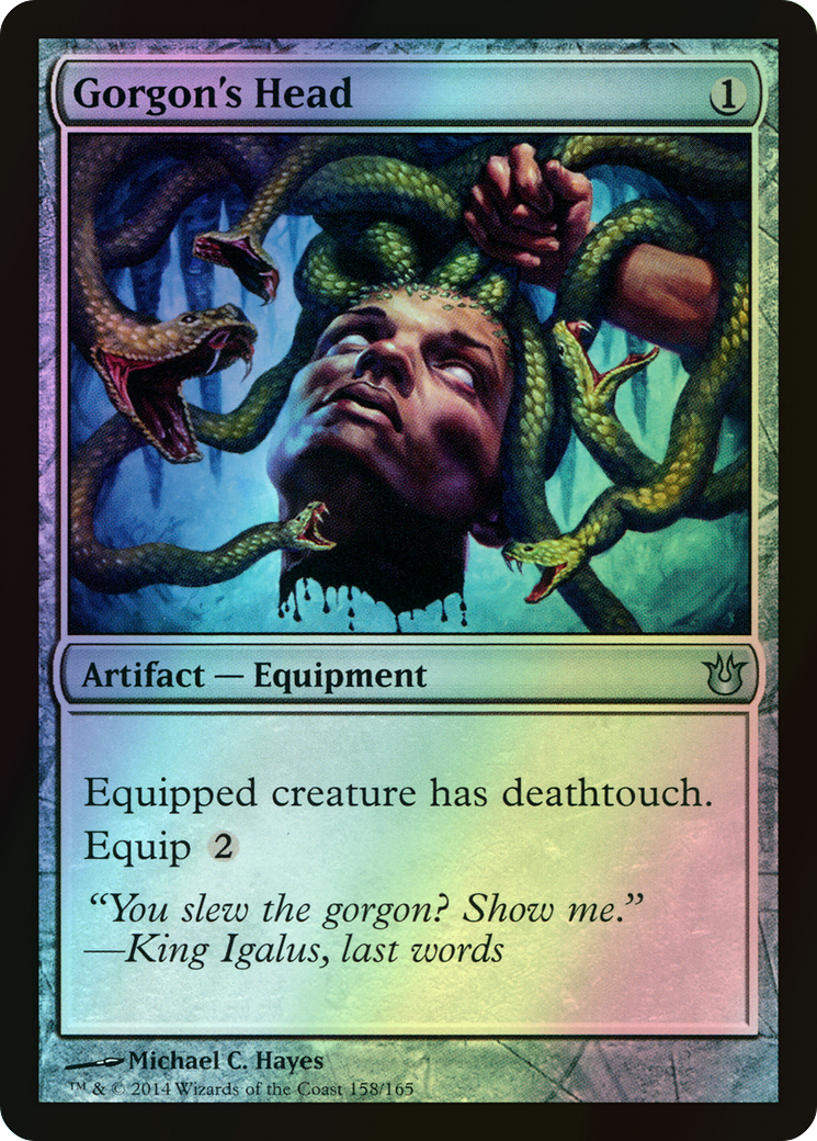 Gorgon's Head (BNG) #158 [EN/F] s/o