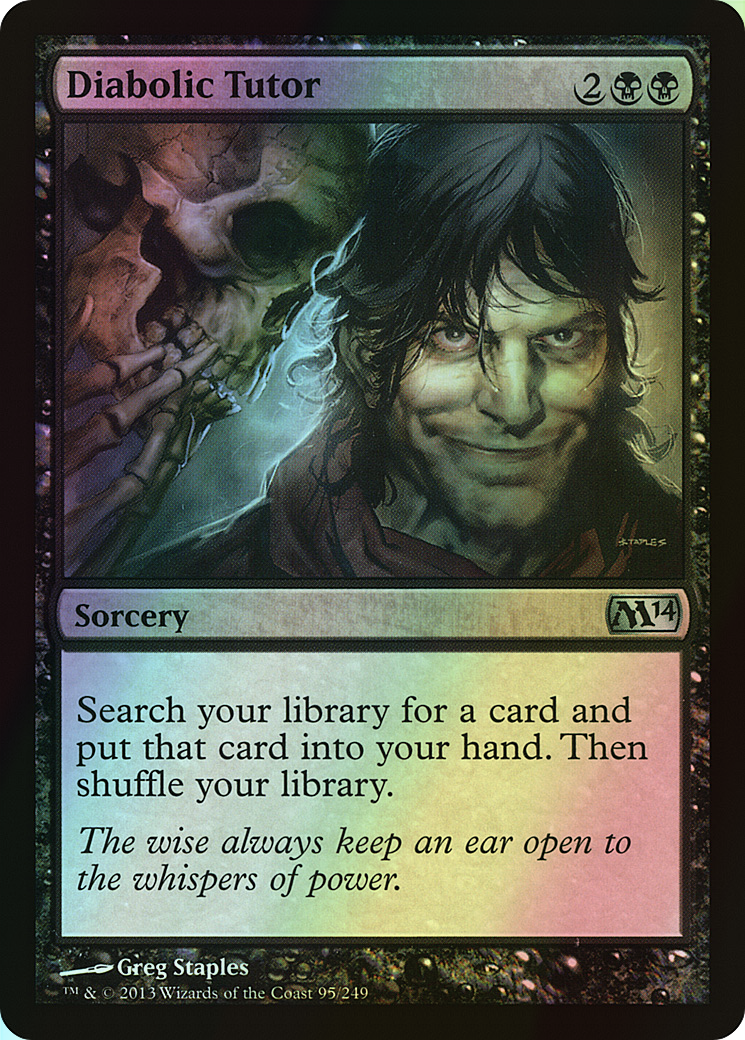 Diabolic Tutor (M14) #95 [EN/F] s/o