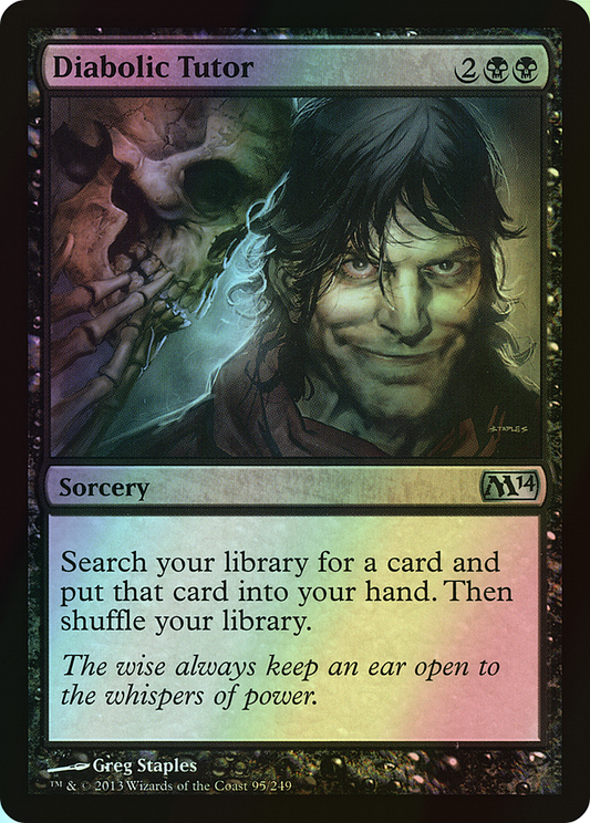 Diabolic Tutor (M14) #95 [EN/F] s/o