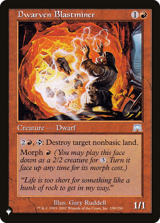 Dwarven Blastminer (PLST) #ONS-199 [EN/N]