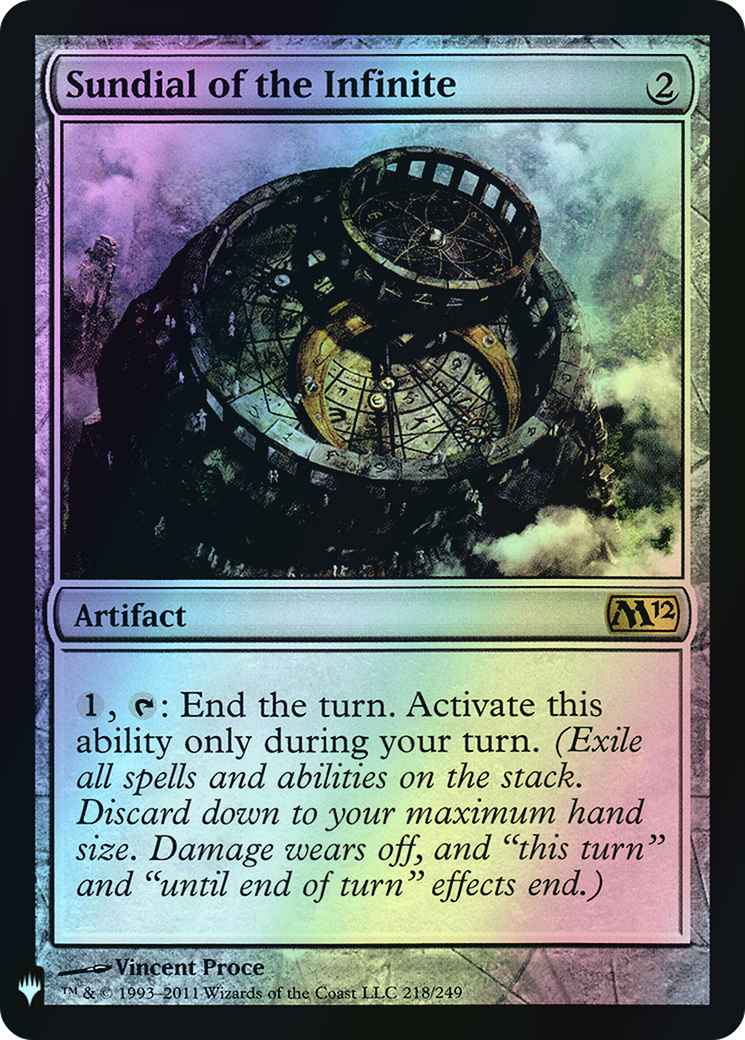 Sundial of the Infinite (PLST) #M12-218 [EN/F]