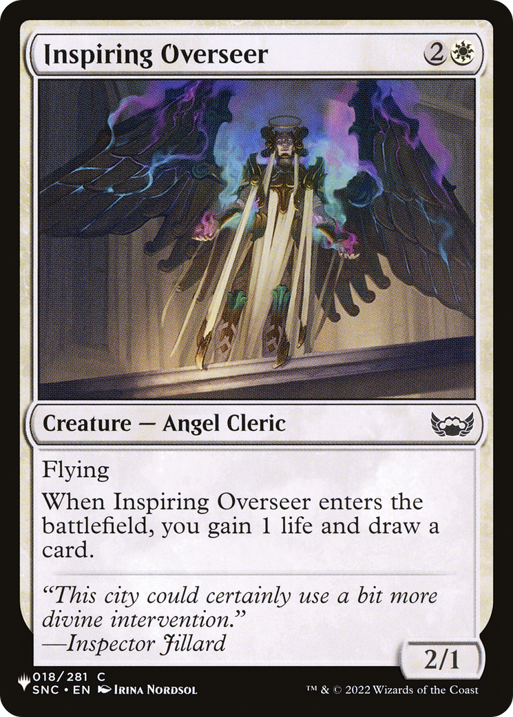 Inspiring Overseer (PLST) #SNC-18 [EN/N] s/o