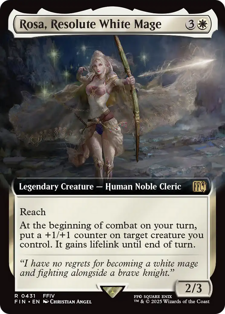Rosa, Resolute White Mage (FIN) #431 [EN/N] s/o
