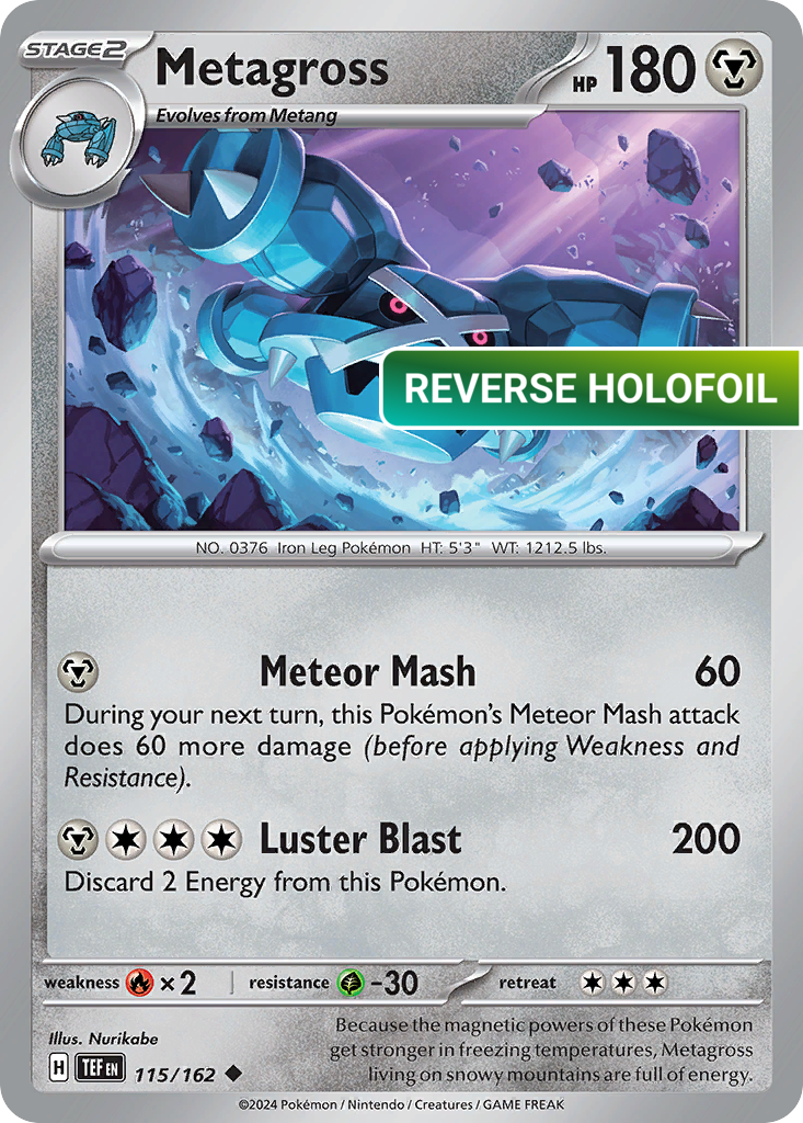 Metagross - 115/162 (TEF) #115 [EN/R] s/o