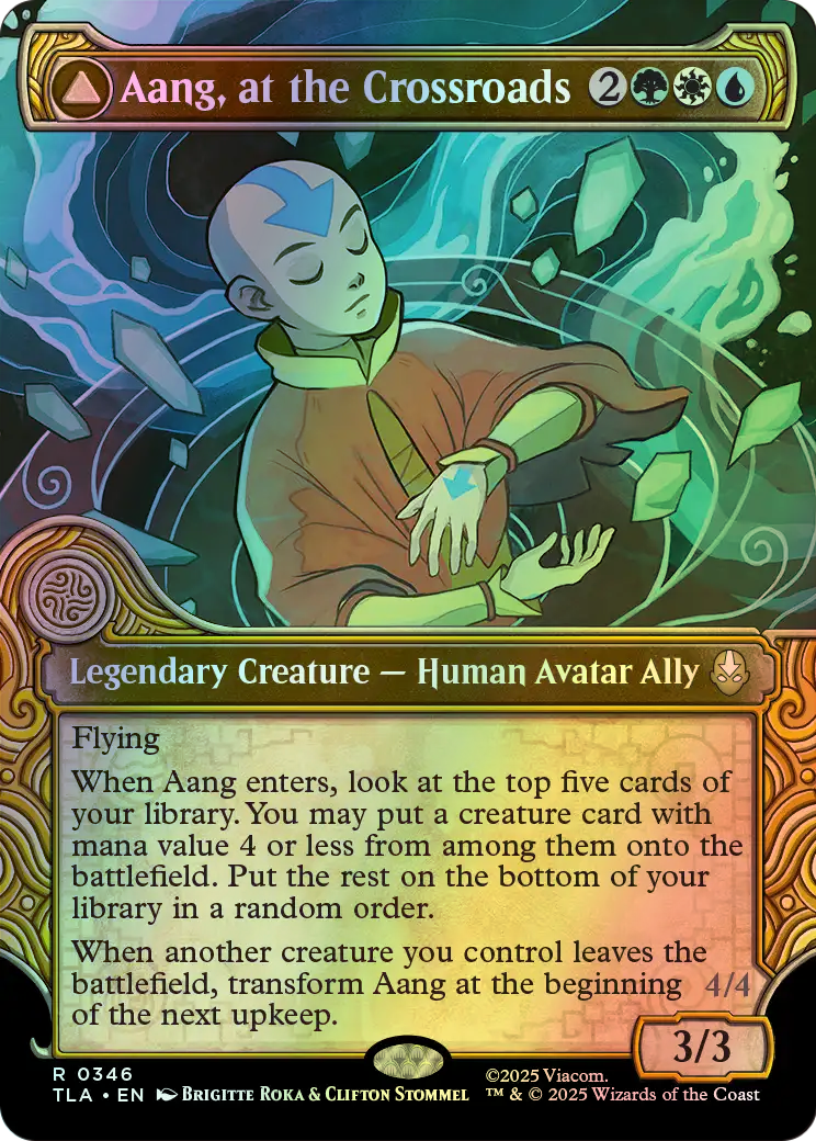 Aang, at the Crossroads // Aang, Destined Savior (TLA) #346 [EN/F]