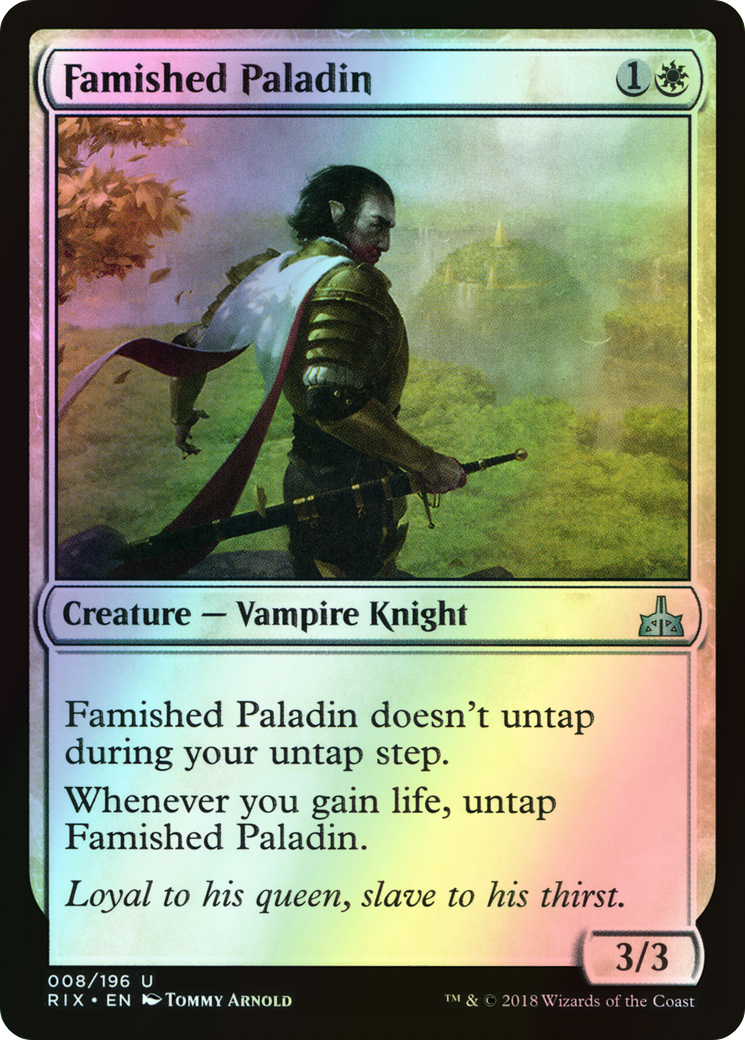 Famished Paladin (RIX) #8 [EN/F]