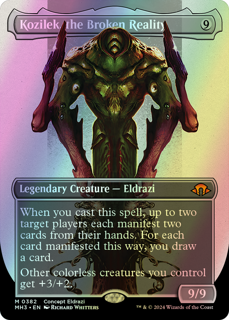 Kozilek, the Broken Reality (MH3) #382 [EN/F] s/o