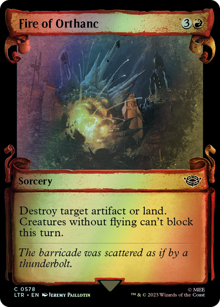 Fire of Orthanc - Silver Foil (LTR) #578 [EN/F] s/o
