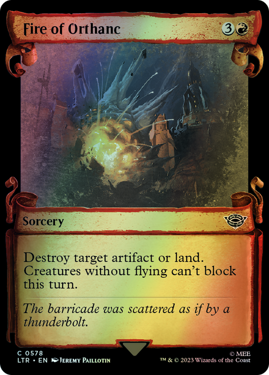 Fire of Orthanc - Silver Foil (LTR) #578 [EN/F] s/o