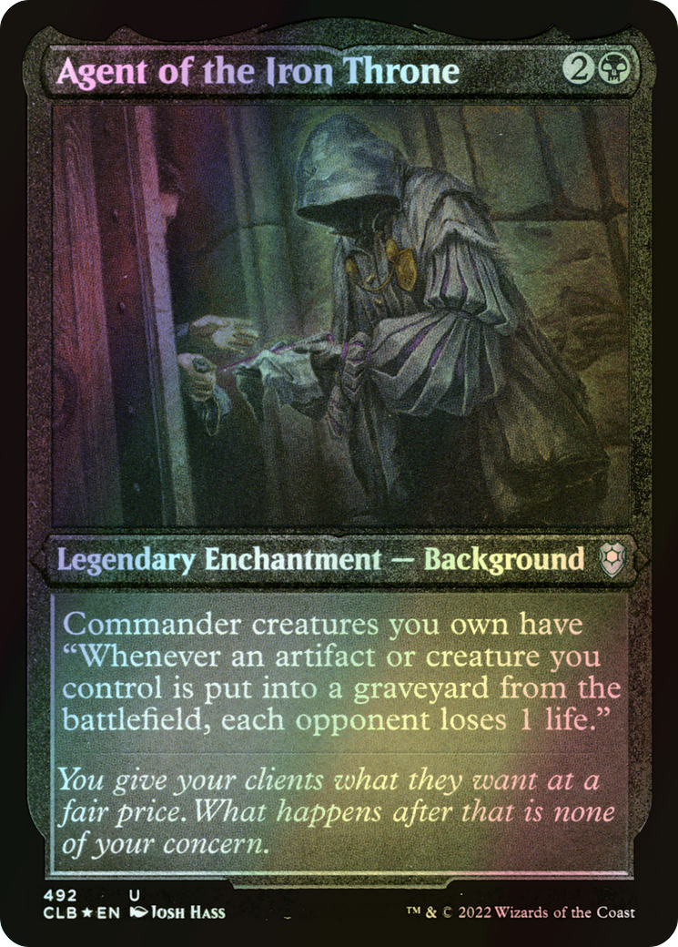 Agent of the Iron Throne (CLB) #492 [EN/E] s/o
