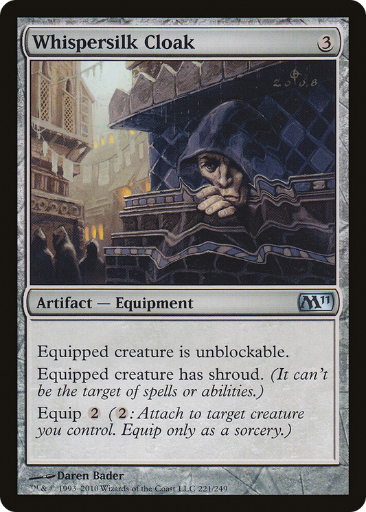 Whispersilk Cloak (M11) #221 [EN/N]