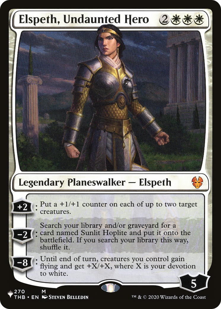 Elspeth, Undaunted Hero (PLST) #THB-270 [EN/N]
