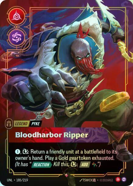 Pyke - Bloodharbor Ripper (UNL) #185 [EN/F] s/o