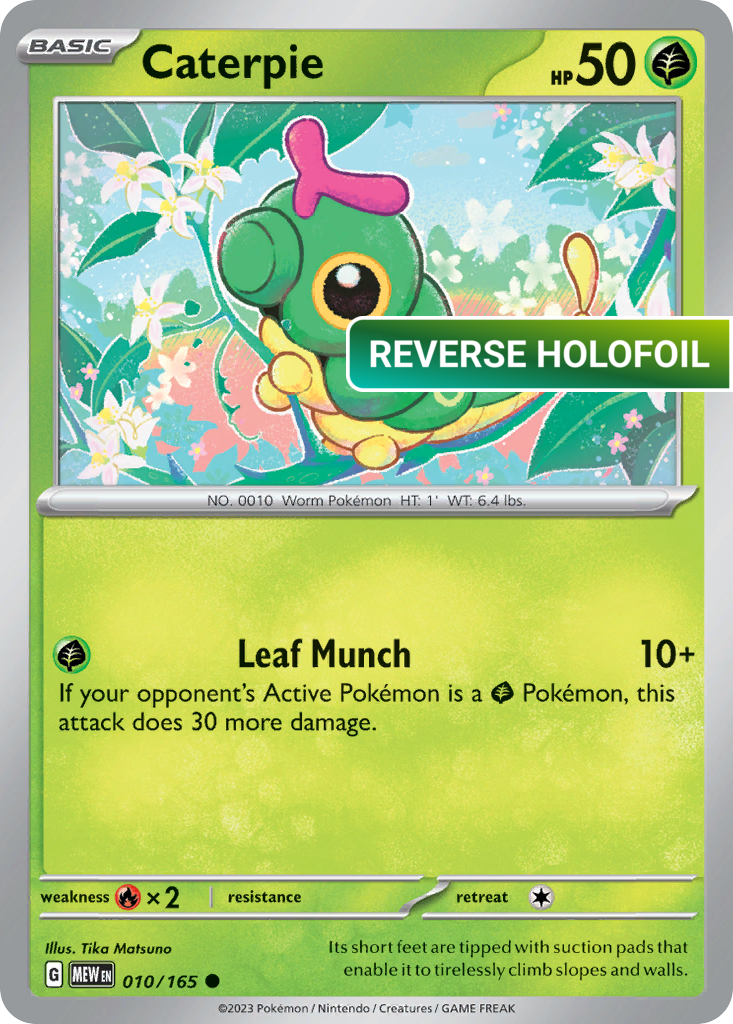Caterpie - 010/165 (MEW) #010 [EN/R] s/o