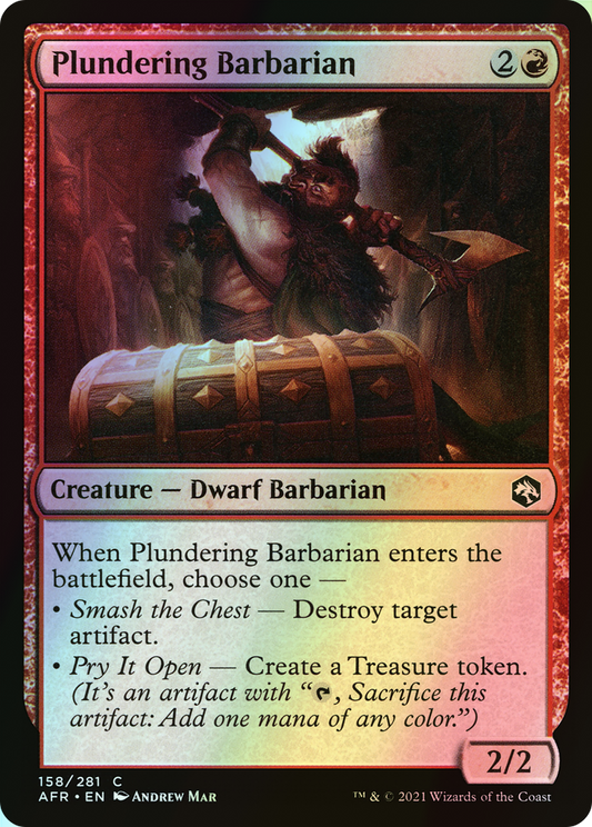 Plundering Barbarian (AFR) #158 [EN/F] s/o