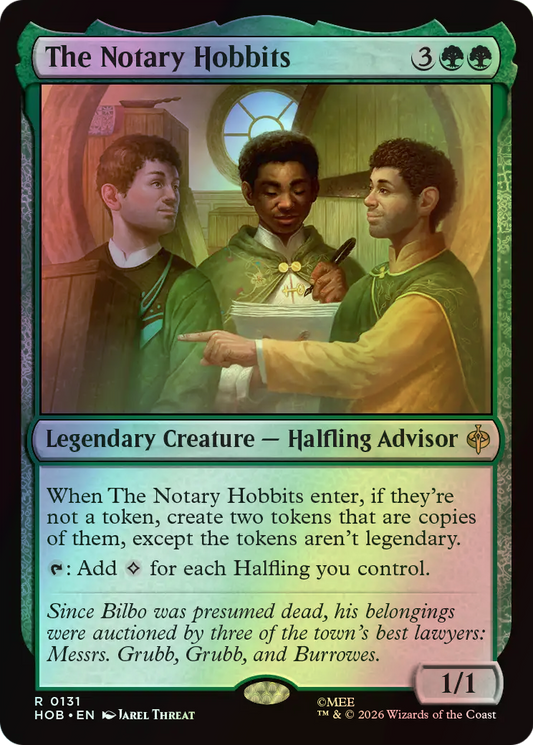 The Notary Hobbits (HOB) #131 [EN/F] s/o