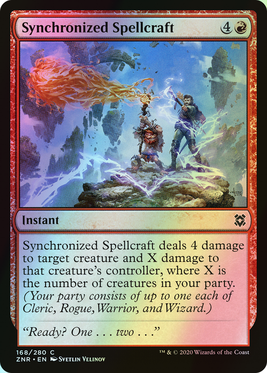 Synchronized Spellcraft (ZNR) #168 [EN/F]
